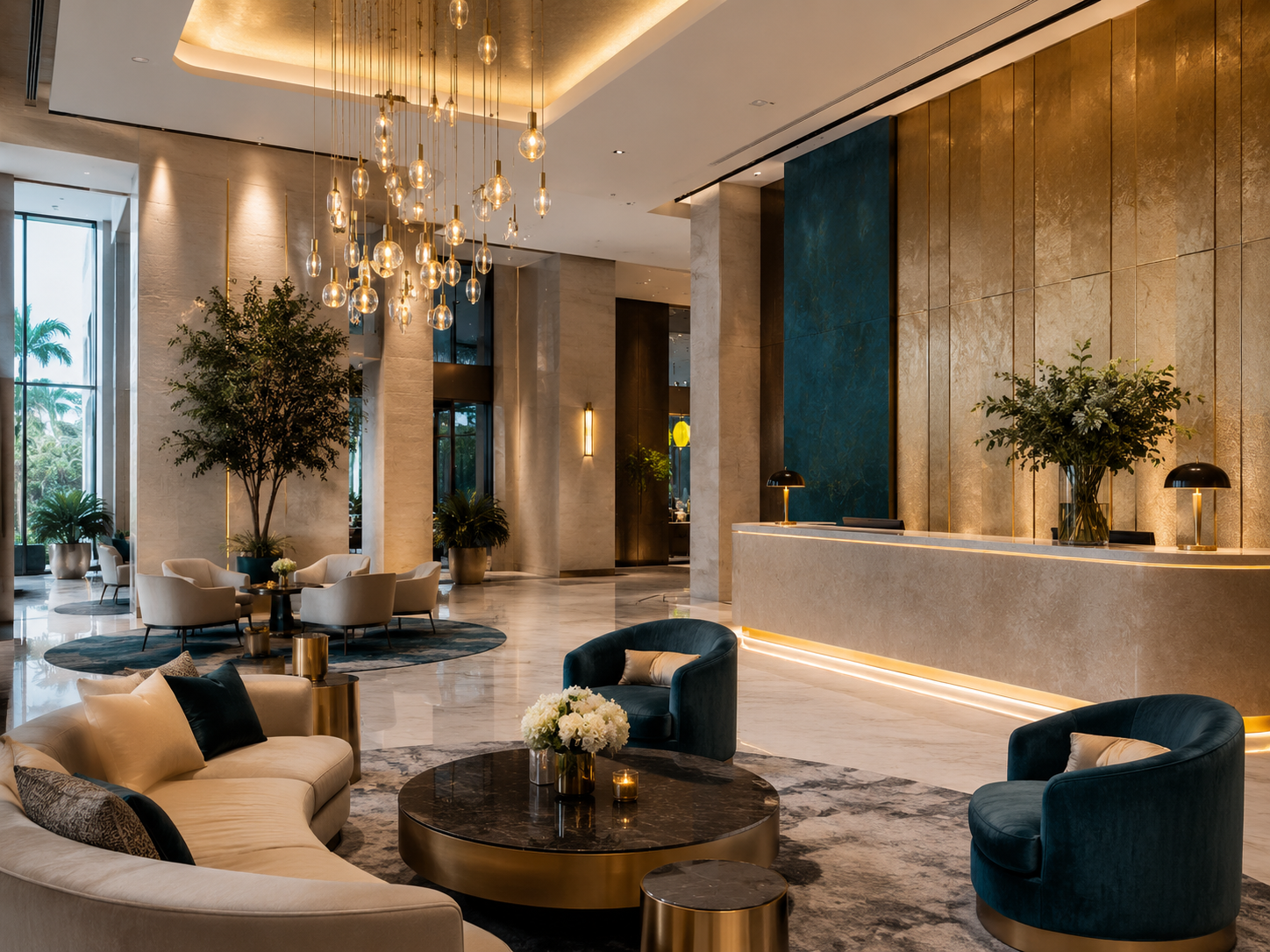 Luxury hospitality interior